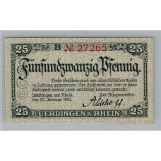 ALEMANIA 1921 BILLETE SIN CIRCULAR RARO